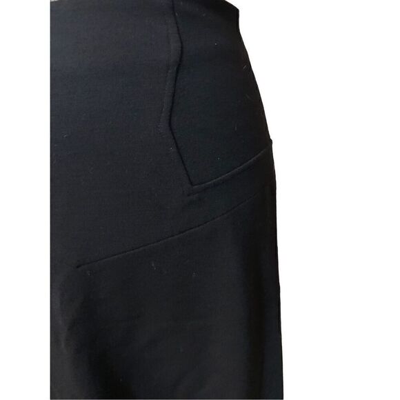 Diane von Furstenburg  black wool silk blend a line midi skirt size 8 - Picture 5 of 8